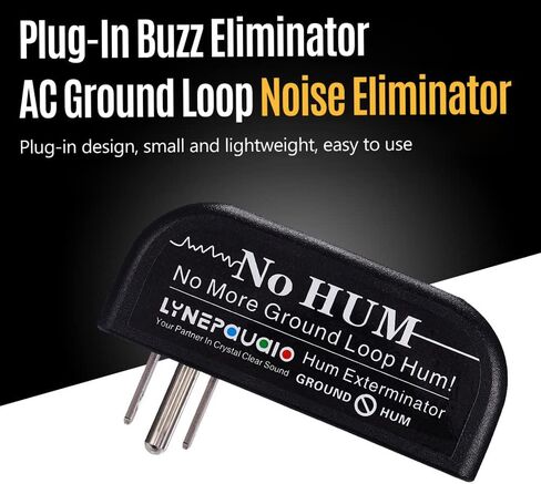 Huiop Plug-in AC Buzz Killer ، AC Ground Loop Love Eliminator Plug-in AC Buzz Killer Hum Eliminator Cannermeller in Kuwait