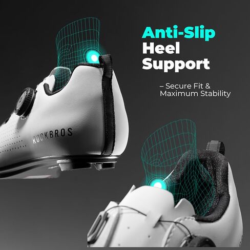 Rockbros Men Cycling Shoes CR5 مع T500 Carbon Fiber Sole ، متوافق مع Peloton & Look Delta/SPD ، وأحذية دراجة خفيفة الوزن قابلة للتنفس in Saudi Arabia