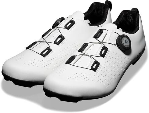 Rockbros Men Cycling Shoes CR5 مع T500 Carbon Fiber Sole ، متوافق مع Peloton & Look Delta/SPD ، وأحذية دراجة خفيفة الوزن قابلة للتنفس in Saudi Arabia