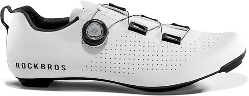Rockbros Men Cycling Shoes CR5 مع T500 Carbon Fiber Sole ، متوافق مع Peloton & Look Delta/SPD ، وأحذية دراجة خفيفة الوزن قابلة للتنفس in Saudi Arabia