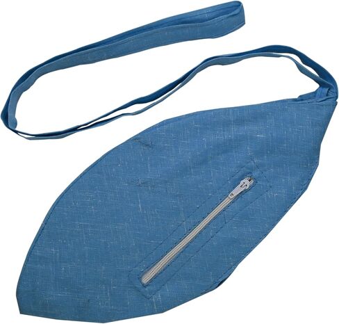 Hare Krishna Japa Mala Bag I Krishna Prayer Puja Hindu Chant Yoga التأمل I Cotton Bead Bag/Japa Mala Bag/Jholi in Kuwait