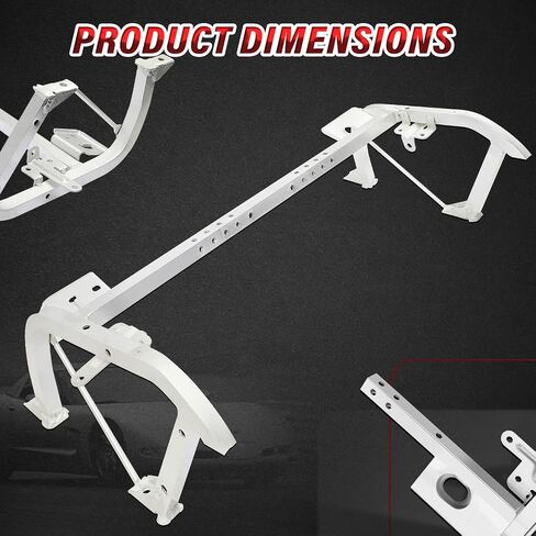 Lower Radiator Core Pare Plate Skid Bar Plate متوافق مع 1997-2004 Chevy Chevrolet Corvette C5 Z06 استبدال رقم OE: 10400765 15824318 15916658 in Saudi Arabia