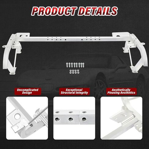 Lower Radiator Core Pare Plate Skid Bar Plate متوافق مع 1997-2004 Chevy Chevrolet Corvette C5 Z06 استبدال رقم OE: 10400765 15824318 15916658 in Saudi Arabia
