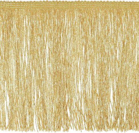 Trims by the Yard 5 Yards of 4" Glitter Chainette Fringe Trim, Christmas Multi in Saudi Arabia