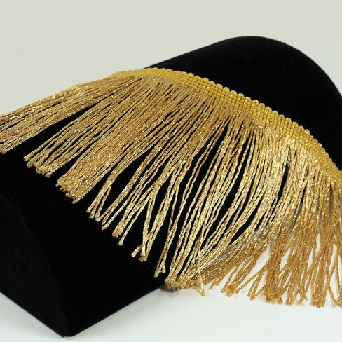 Trims by the Yard 5 Yards of 4" Glitter Chainette Fringe Trim, Christmas Multi in Saudi Arabia