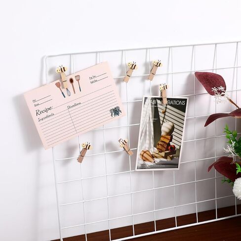 10pcs Mini Clothes Pins Wood Clothespin Bee with Jute Twine, Small Wooden Clothespins for Photos, Crafts, Hanging Clothes, Crafts, Display Artwork in Saudi Arabia