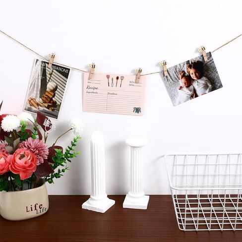 10pcs Mini Clothes Pins Wood Clothespin Bee with Jute Twine, Small Wooden Clothespins for Photos, Crafts, Hanging Clothes, Crafts, Display Artwork in Saudi Arabia
