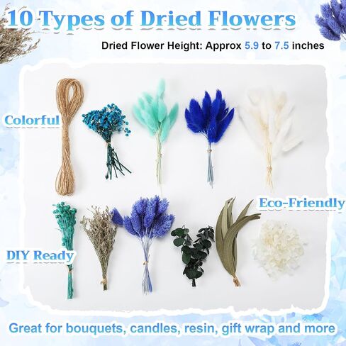 120 Pcs Fall DIY Natural Dried Flower Set Autumn Decoration Bulk Mini Dried Flowers with Stems for Crafts Vase DIY Bouquet, Door Hanging Wreath, Table Centrepieces, Candle (Orange) in Saudi Arabia