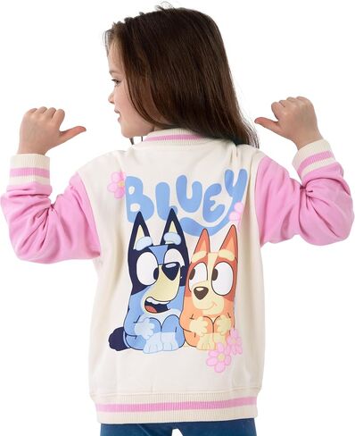 Bluey Jacket, Long Sleeve Girls Jacket, Kids Cotton Bomber Jackets, Girls Clothing in Saudi Arabia