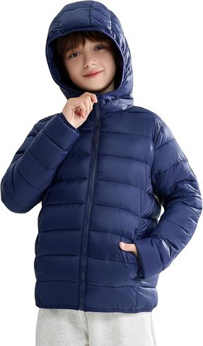maoo garden Girls Boys Winter Puffer Jacket Big Kids Faux-Down Lightweight Packable Water-Resistant Coat in Saudi Arabia