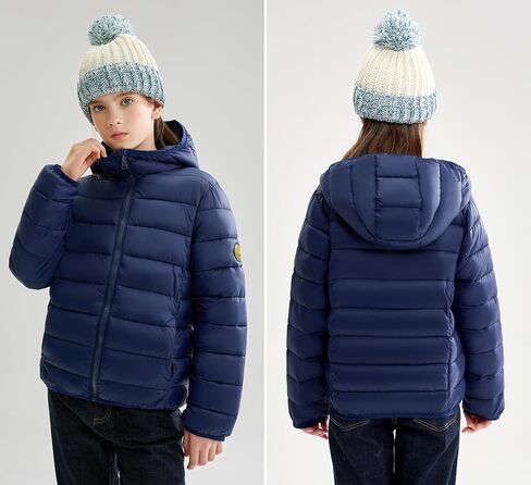 maoo garden Girls Boys Winter Puffer Jacket Big Kids Faux-Down Lightweight Packable Water-Resistant Coat in Saudi Arabia