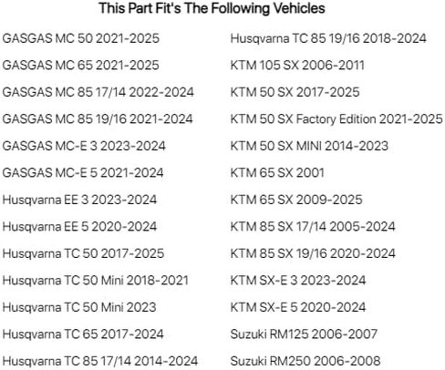 TUSK BRAKE ROTOR BOLT KIT الخلفية متوافقة مع KTM 85 SX 2005-2025 in Saudi Arabia