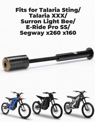 قفل الجذعية Kemimoto لـ Surron Talaria Spacer مع قاعدة قبعة أعلى مقود وجوز متموجة مع الدراجة الترابية Sur -Ron Light Bee X S X260 Ultrabee L1E/L3E Talaria Segway X260 X160 in Saudi Arabia