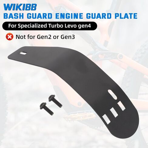 for Specialized Turbo Levo gen4 Bash Guard Engine Guard Plate, E-Bike Mountain Bike Lower Frame Guard Cover Protection, Motor Guard Cover, Lightweight Mountain Bike Engine Shield, Black in Saudi Arabia