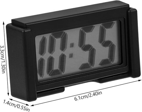 CIIEEEO CAR Dashboard Digital Clock Mini Clock Clock شاشة دقيقة للسيارات والاستخدام الداخلي المنزلي in Saudi Arabia