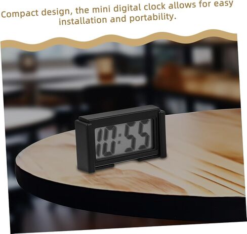 CIIEEEO CAR Dashboard Digital Clock Mini Clock Clock شاشة دقيقة للسيارات والاستخدام الداخلي المنزلي in Saudi Arabia
