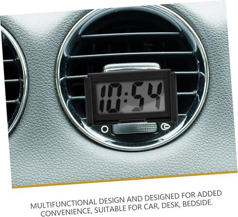 CIIEEEO CAR Dashboard Digital Clock Mini Clock Clock شاشة دقيقة للسيارات والاستخدام الداخلي المنزلي in Saudi Arabia