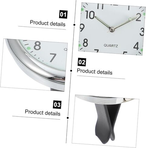 Mobestech Car Dashboard Mini Clock Adhesive Auto Light Vehicle Clock for Cars SUV with Stable Installation and Decorative Luminous Design Easy to Use Gift in Saudi Arabia
