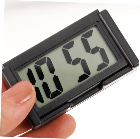 Ciieeo Mini Dashboard Clock with Precise Display Compact Portable Design for Car Desk and Bedside Use Multifunctional Vehicle Clock with Clear LCD Screen in Saudi Arabia