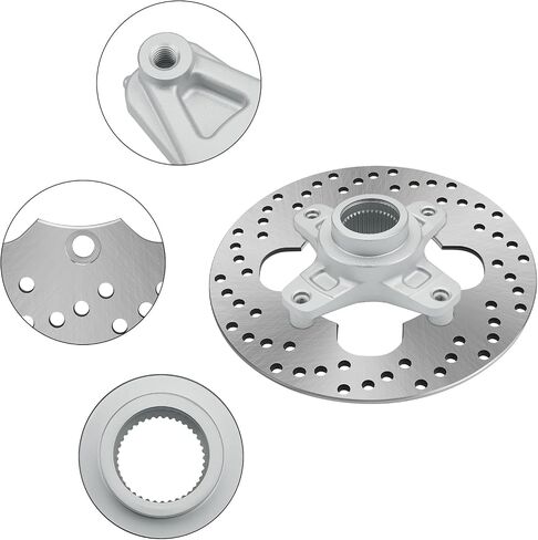 M MAT Rear Axle Shaft & Rear Brake Rotor Disc W/Flange Hub for Honda TRX400X 2009 & 2012-2014 Sportrax 400 TRX400EX 1999-2008 42310-HN1-A40 43120-HN1-A20 43251-HN1-003 in Saudi Arabia