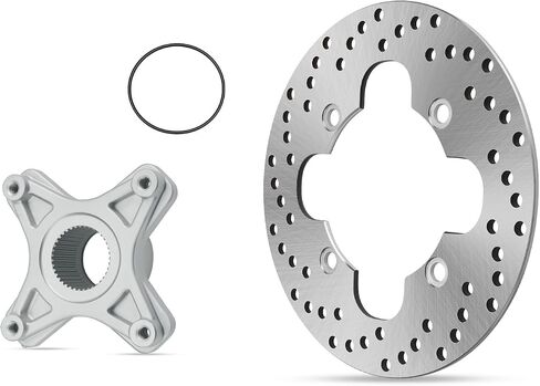 M MAT Rear Axle Shaft & Rear Brake Rotor Disc W/Flange Hub for Honda TRX400X 2009 & 2012-2014 Sportrax 400 TRX400EX 1999-2008 42310-HN1-A40 43120-HN1-A20 43251-HN1-003 in Saudi Arabia