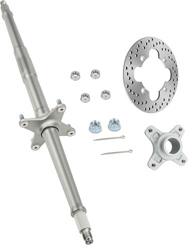 M MAT Rear Axle Shaft & Rear Brake Rotor Disc W/Flange Hub for Honda TRX400X 2009 & 2012-2014 Sportrax 400 TRX400EX 1999-2008 42310-HN1-A40 43120-HN1-A20 43251-HN1-003 in Saudi Arabia