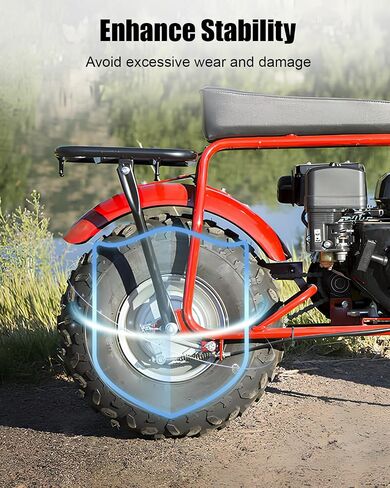 طقم محامل العجلات الخلفية مناسبة لكولمان CT200U 196CC 200CC 6.5HP MINI BIKE ، 14 مم 325 ملم محور خلفي محور 15 مم 15 ملم in Saudi Arabia