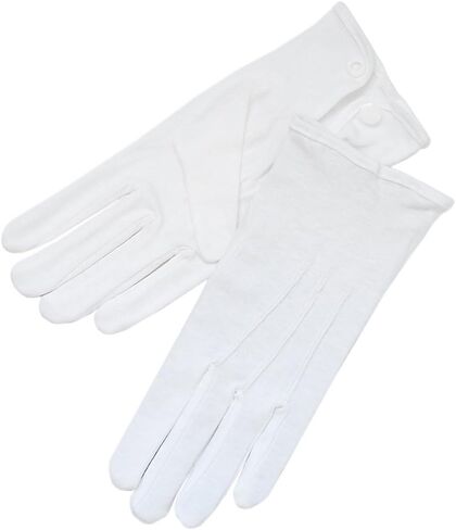 White 100% Cotton Men's Gloves in Saudi Arabia