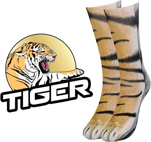 Novelty 3D Animal Paw Socks Cat Socks Stocking Stuffers for Adult Teens Crazy Socks Gag Gifts White Elephant Gifts in Kuwait