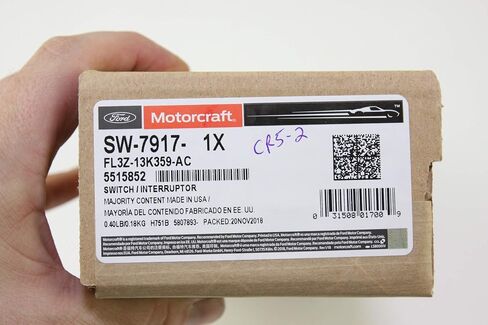 Ford FL3Z-13K359-AC Switch ASY - DI, Push Button, Manual, Black in Saudi Arabia