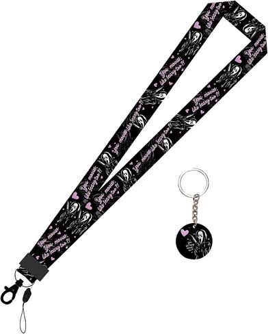 Cool Horror Scream Neck Lanyard for Keychain, ID Badge, Cell Phone，Terror Themed Keychain Gifts（colored） in Saudi Arabia