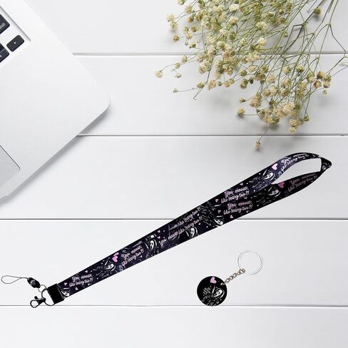Cool Horror Scream Neck Lanyard for Keychain, ID Badge, Cell Phone，Terror Themed Keychain Gifts（colored） in Saudi Arabia