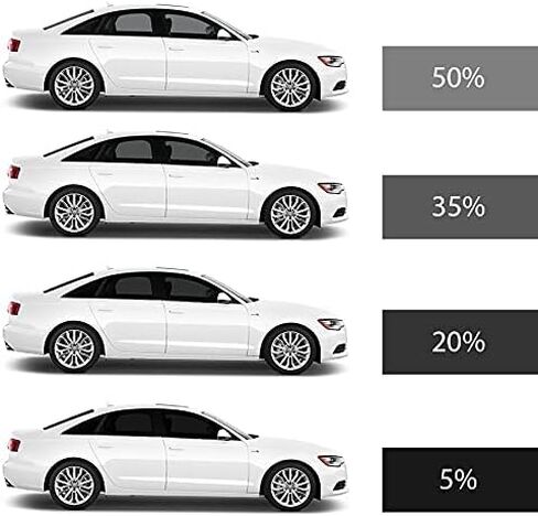 Diablo SOL X – Carbon 2 Ply Window Tint Professional Dark Charcoal 20% VLT Uncut Car Tint Self Adhesive Film Roll for Car Windows, Heat & UV Block, DIY Easy Install - 24 in. x 100 ft in Saudi Arabia