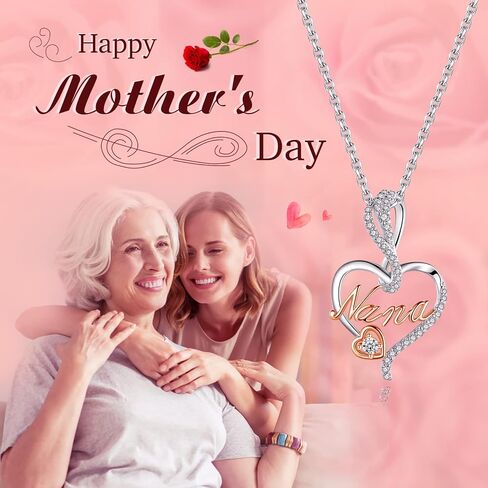 BFF&UNICORN Gifts for Women, Mom Nana Grandma Necklace for Women, Birthday Mothers Day Jewelry Gifts for Mom Grandma Wife from Daughter Son in Saudi Arabia