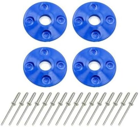 Part Synergy Replacement for Scuff Plate - 1.5 in OD - 0.5 in ID - Plastic - Blue Direct Fit in Saudi Arabia