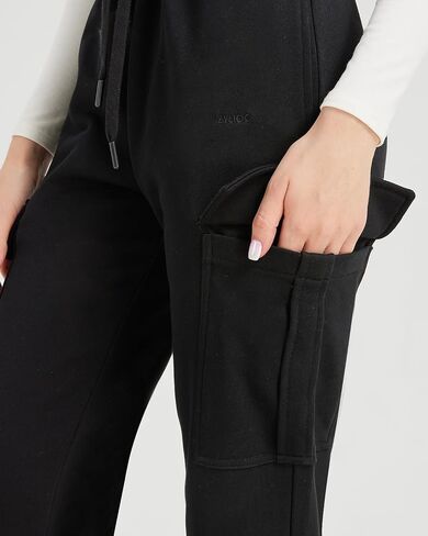 Zylioo Tall Women's Cargo Sweatpants 32"/34" Inseam Elastic Waist Athletic Pants for Tall with Pockets Casual Joggers in Saudi Arabia