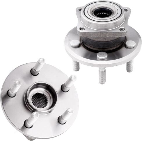 Detroit Axle-AWD خلفي محمل محامل العجلات لعام 2003-2006 Toyota Matrix Pontiac Vibe 2004 2005 [4-WHEEL ABS] ، وحمل العجلات وتبديل تجميع المحاور in Saudi Arabia
