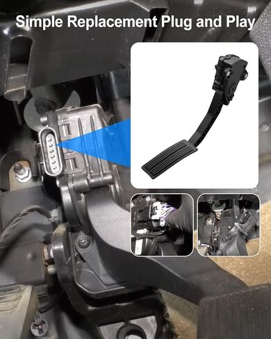مستشعر دواسة Accelerator متوافق مع Dodge RAM 1500 2500 3500 2005-2006 استبدال APS312 53032753AC 53032753AB 53032794AB 53032753AA PC-670711 in Saudi Arabia