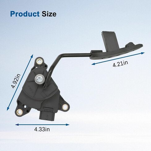 Accelerator Pedal with Position Sensor Assembly Fit for Nissan Versa 2007-2011,for Cube 2011-2014 Replace 180021JY0B in Saudi Arabia