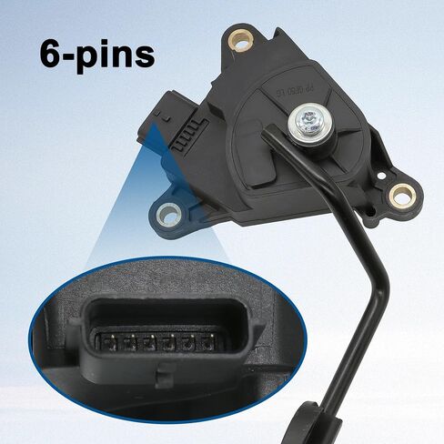 Accelerator Pedal with Position Sensor Assembly Fit for Nissan Versa 2007-2011,for Cube 2011-2014 Replace 180021JY0B in Saudi Arabia