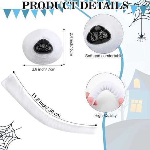 Halloween Costume for Adult Include Headband Nose Tail and Choker for Men Women Party Dress Up in Saudi Arabia