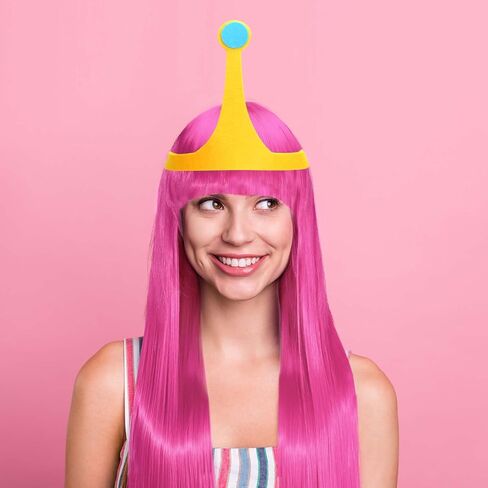 Kavoc Princess Gold with Blue Crown for Women Halloween Princess Fantasy Adventure Cosplay Dress Up in Saudi Arabia