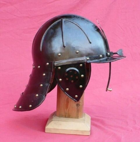 Medieval Lobster-Tail Pot Helmet English Civil War Era Helmet Best for Gift Item in Saudi Arabia
