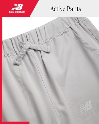New Balance Barance Birls - Athletic Stretch Woven Leg Grols Girls Bants مع جيوب (الأحجام: 7-16) in Kuwait