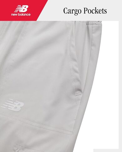 New Balance Barance Birls - Athletic Stretch Woven Leg Grols Girls Bants مع جيوب (الأحجام: 7-16) in Kuwait