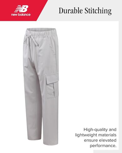 New Balance Barance Birls - Athletic Stretch Woven Leg Grols Girls Bants مع جيوب (الأحجام: 7-16) in Kuwait