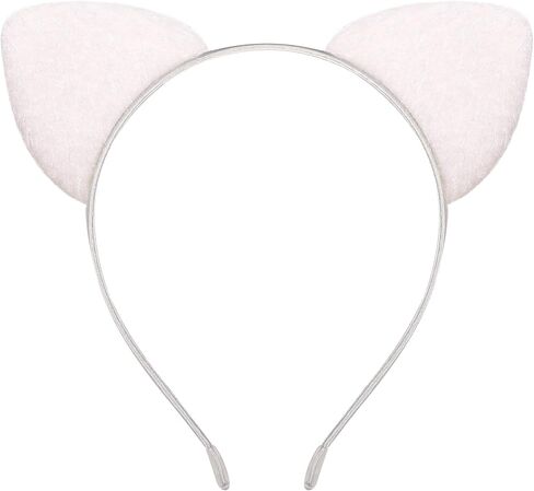 Cat Ears Headband for Women Adult - Cat Costume Outfit Accessories for Halloween Cosplay Party Dress Up in Kuwait