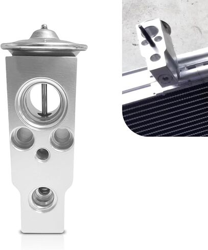 SLIMI 1 PC A/C Expansion Valve, Metal Steam Engine Cooling Valve, Universal Interior Air Conditioning System Repair Accessories, for Most Cars, Trucks, SUVs (Silver) in Kuwait