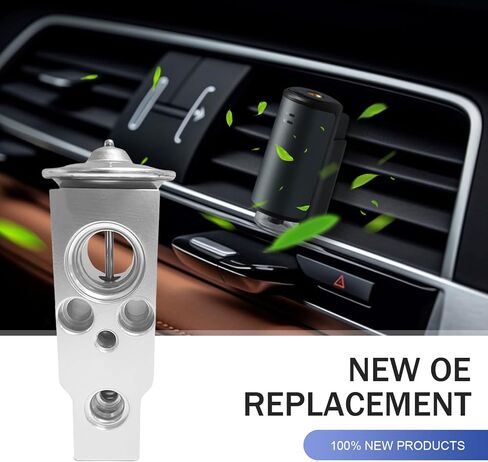 SLIMI 1 PC A/C Expansion Valve, Metal Steam Engine Cooling Valve, Universal Interior Air Conditioning System Repair Accessories, for Most Cars, Trucks, SUVs (Silver) in Kuwait
