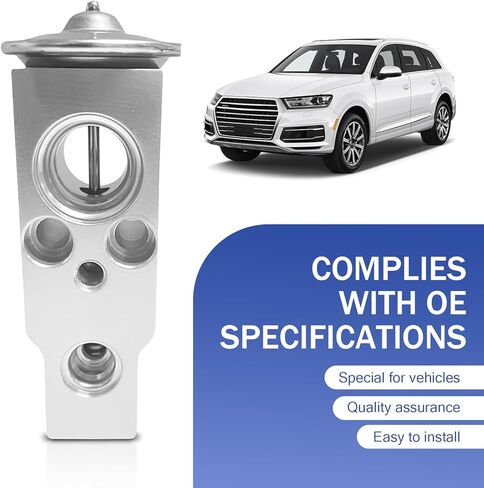 SLIMI 1 PC A/C Expansion Valve, Metal Steam Engine Cooling Valve, Universal Interior Air Conditioning System Repair Accessories, for Most Cars, Trucks, SUVs (Silver) in Kuwait